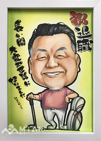 レギュラー似顔絵　Sサイズ